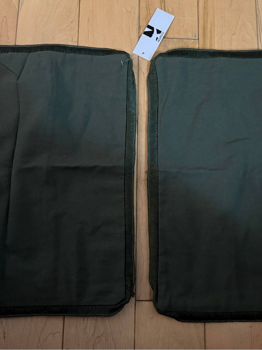 Dark Green throw pillow covers set of 2